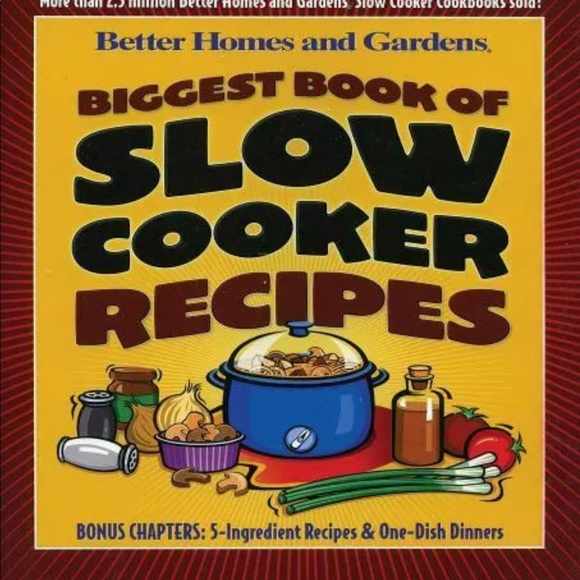 Biggest Book of Slow Cooker Recipes [Better Homes & Gardens] Shipping Di… - Picture 1 of 2